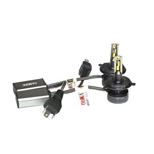 Volvo 940 1990-1994 Far Ampulü  Gt Nano Beyaz H4 Mini Led Xenon Şimşek Etkili 22000 Lümen