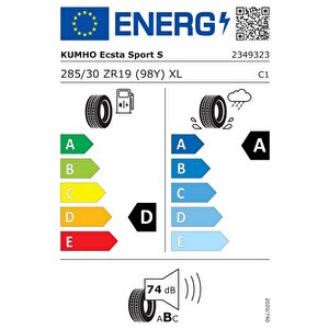 285/30r19 98y Xl Ecsta Ps72 2025 Yaz Lasti̇ği̇