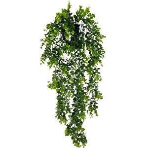 Yapay Çiçek Saksıda Sarkan Şimşir Okaliptus Yapay Sarmaşık 60cm