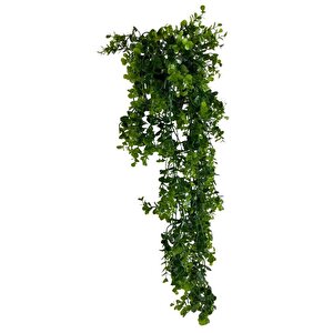 Yapay Çiçek Saksıda Sarkan Şimşir Okaliptus Yapay Sarmaşık 60cm