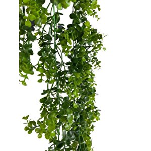Yapay Çiçek Saksıda Sarkan Şimşir Okaliptus Yapay Sarmaşık 60cm
