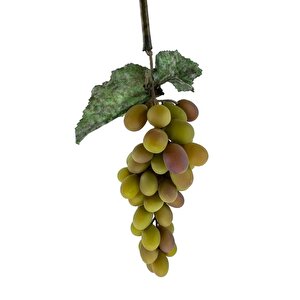 Yapay Meyve Üzüm Pastel Yeşil Büyük Boy Süs Dekoratif Meyve