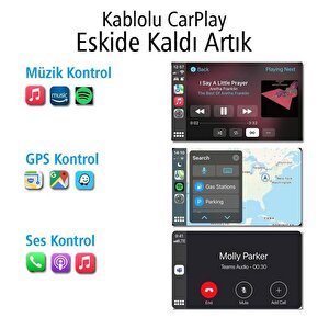 Powermaster Pm-24508 Wireless Kablosuz Apple İphone Carplay Ekran Yansıtma (versiyon 4.0)