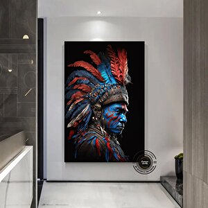 Yerli Savaşçı Kanvas Tablosu 100x200 cm