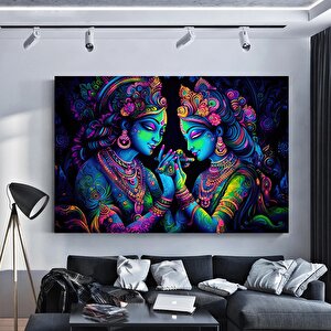 Radha Krishna Kanvas Tablo; Geleneksel Hint Sanatı