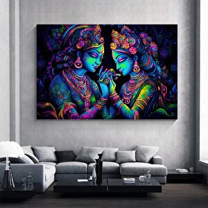 Radha Krishna Kanvas Tablo; Geleneksel Hint Sanatı