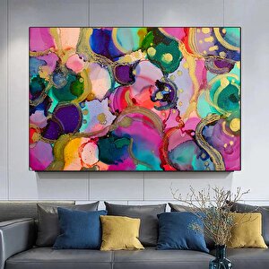 Suluboya Kanvas; Modern Duvar Sanatı; Mürekkep Baskı; Soyut