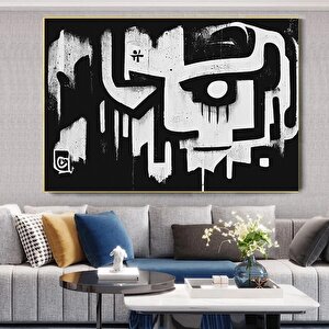Büyük Soyut Duvar Sanatı Graffiti; Amerikan Reprodüksiyon Tablosu; Kanvas Duvar Sanatı; Poster Baskı