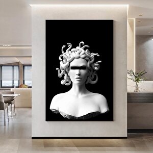 İskandinav Medusa Heykel Duvar Sanatı, Klasik Portre Posterleri Ve Baskılar 70x100 cm