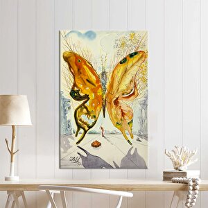 Salvador Dali Venüs Kelebeği, Venüs Posteri, Dali'nin Kelebekleri Kanvas Sanatı, 1947 Sergi Posteri 30x40 cm