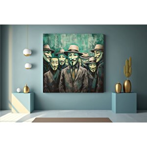 V For Vendetta Kanvas Tablo – Trend Poster – Modern Duvar Dekoru