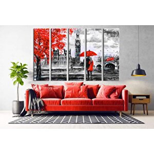 Modern Sanat Kanvası, Londra Sanatı, Şemsiye Kanvas Tablosu