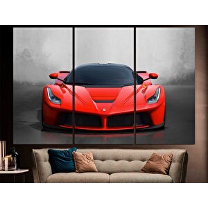 Kırmızı Ferrari Kanvas Tablo, Büyük Boy Ferrari Posteri, Erkek Odası İçin Ferrari Sanatı