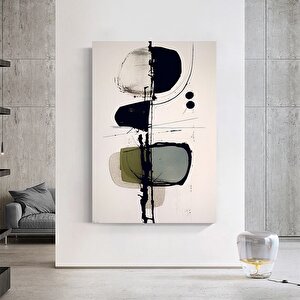 Geometrik Boyama Mürekkep Soyut Sanat, Modern Yaratıcı Kanvas Tablo, Geometrik Soyut Sanat