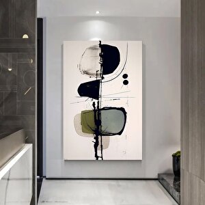 Geometrik Boyama Mürekkep Soyut Sanat, Modern Yaratıcı Kanvas Tablo, Geometrik Soyut Sanat 80x120 cm