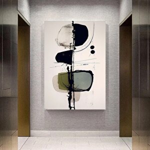 Geometrik Boyama Mürekkep Soyut Sanat, Modern Yaratıcı Kanvas Tablo, Geometrik Soyut Sanat 80x120 cm