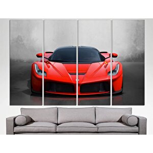 Kırmızı Ferrari Kanvas Tablo, Büyük Boy Ferrari Posteri, Erkek Odası İçin Ferrari Sanatı