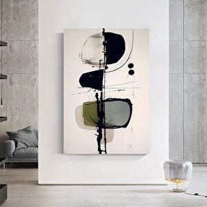 Geometrik Boyama Mürekkep Soyut Sanat, Modern Yaratıcı Kanvas Tablo, Geometrik Soyut Sanat