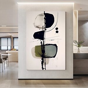 Geometrik Boyama Mürekkep Soyut Sanat, Modern Yaratıcı Kanvas Tablo, Geometrik Soyut Sanat