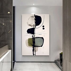 Geometrik Boyama Mürekkep Soyut Sanat, Modern Yaratıcı Kanvas Tablo, Geometrik Soyut Sanat 90x150 cm
