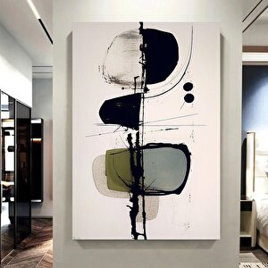 Geometrik Boyama Mürekkep Soyut Sanat, Modern Yaratıcı Kanvas Tablo, Geometrik Soyut Sanat