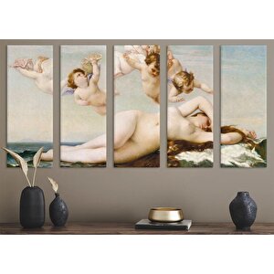 Alexandre Cabanel – Venüs’ün Doğuşu Kanvas Tablo, Çok Renkli Klasik Fransız Sanatı