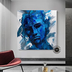 Soyut Portre Kanvas Sanatı, Lüks Duvar Dekoru, Soyut İnsan Yüzü Sanatı