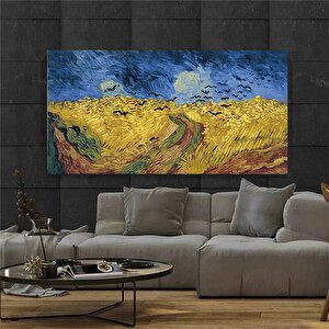 Van Gogh 'buğday Tarlası' Kanvas 80x160 cm