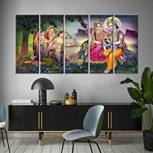 Radha Krishna Tablosu, Hindistan Geleneksel Reprodüksiyonu, Krishna Ve Radha Duvar Dekoru