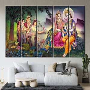 Radha Krishna Tablosu, Hindistan Geleneksel Reprodüksiyonu, Krishna Ve Radha Duvar Dekoru