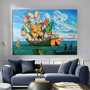 Salvador Dali Kanvas Baskısı, Aziz Antonius’un Baştan Çıkışı, Dali Sanatı 100x150 cm