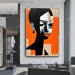 Kadın Soyut Sanatı – Picasso Tarzı Poster; Duvar Dekoru 100x150 cm