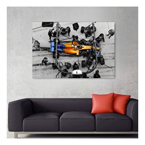 Lando Norris Pit Stop Kanvas Posteri, Formula 1 Grand Prix