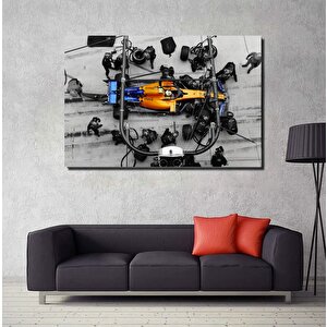 Lando Norris Pit Stop Kanvas Posteri, Formula 1 Grand Prix 120x180 cm