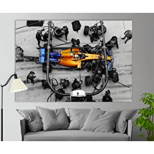 Lando Norris Pit Stop Kanvas Posteri, Formula 1 Grand Prix 120x180 cm