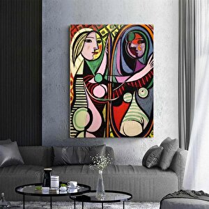 Le Rêve – Pablo Picasso, Koltukta Uyuyan Kadın, 1932 – Çok Renkli Picasso Baskı, Asılmaya Hazır 100x150 cm