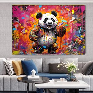 Renkli Graffiti Kanvas Baskısı – Soyut Duvar Sanatı; Dekoratif Kanvas Resim; Poster Baskı 120x150 cm