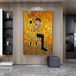 Gustav Klimt 'altın Gözyaşları' Kanvas Tablo Baskısı; Klimt Tarzı Duvar Sanatı; Gustav Kanvas Tablos 80x120 cm
