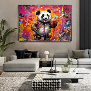 Renkli Graffiti Kanvas Baskısı – Soyut Duvar Sanatı; Dekoratif Kanvas Resim; Poster Baskı