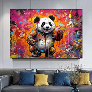 Renkli Graffiti Kanvas Baskısı – Soyut Duvar Sanatı; Dekoratif Kanvas Resim; Poster Baskı 60x120 cm