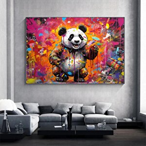 Renkli Graffiti Kanvas Baskısı – Soyut Duvar Sanatı; Dekoratif Kanvas Resim; Poster Baskı