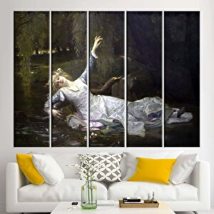 Alexandre Cabanel Yağlıboya Kadın Portresi, Ophelia Reprodüksiyon Kanvas