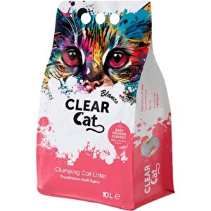 Clearcat Blanco Bebek Pudra Bentoni̇t Kedi̇ Kumu 10 Lt