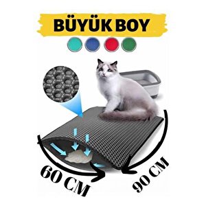 Elekli Kedi Tuvalet Önü Paspası 60x45cm