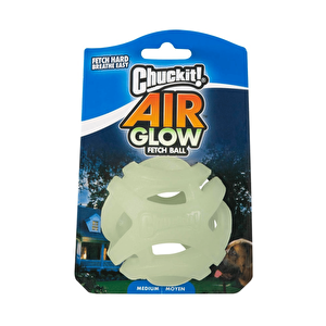 Chuckit! Max Glow Air Fetch Gece Parlayan Köpek Oyun Topu Orta Boy