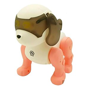Işıklı Sesli Dans Eden Robot Köpek Pembe 1112