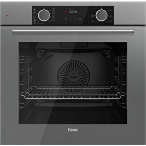 Fryart Hava Fritözü Fonksiyonlu Gri 3'lü Ankastre Set ( Xe63cpr-ss208-d065 )