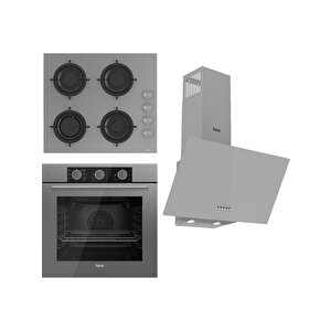 Fryart Basıc Serisi Gri Set (cs208 + Qxe62cpr+d088 )