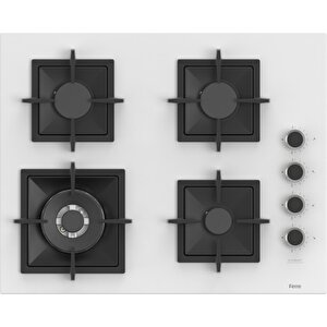 Fryart Sc Serisi Wok'lu Beyaz 3'lü Ankastre Set ( Xe64cb-sc406-d087 )