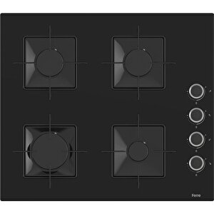 Xe61mdv - Ss205 - D086 4 Prog. Mekanik Statik Xl 78 Litre Ankastre Set - İnox/siyah